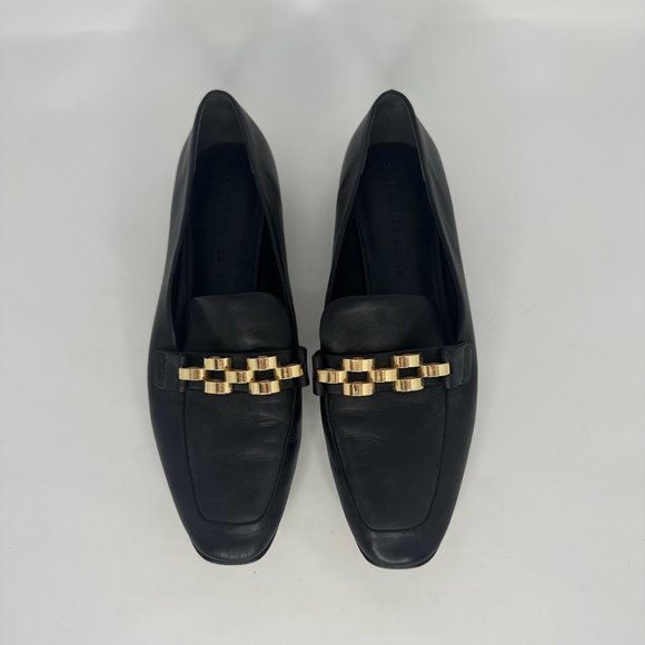 Veronica Beard Alire Loafer Black Leather - Picture 2 of 6